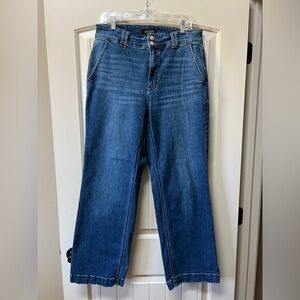Judy Blue Wide Leg Jeans Double Button 14W